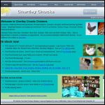 Screen shot of the Chartley Chucks website.