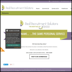 Screen shot of the Quantum Recruitment website.