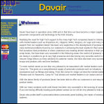 Screen shot of the Davair Ltd website.