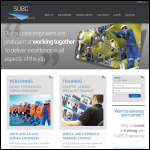 Screen shot of the SUBC Engineering Ltd website.