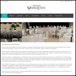 Screen shot of the Status Marquees Ltd website.