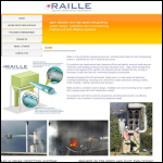Screen shot of the Raille Ltd website.