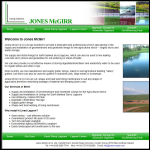 Screen shot of the Jones McGirr & Co Ltd website.
