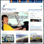 Screen shot of the Aerobility website.