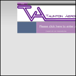 Screen shot of the Taunton Aerospace Ltd website.