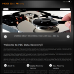 Screen shot of the HDD Data Recovery website.