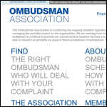 Screen shot of the Ombudsman Association website.