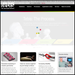 Screen shot of the Tebis UK Ltd website.