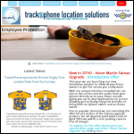 Screen shot of the TrackaPhone Ltd website.