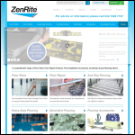 Screen shot of the ZenRite Ltd website.