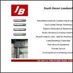 Screen shot of the South Devon Leadwork (John Broadbent) website.