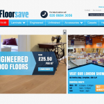 Screen shot of the Floorsave website.