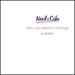 Screen shot of the Need a Cake website.