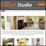 Screen shot of the Carpet Studio website.