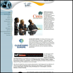 Screen shot of the Cintis International Ltd website.