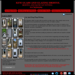 Screen shot of the Kieran Walsh T/a Kew Glass & Glazing website.