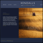 Screen shot of the Kendalls P R website.