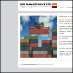 Screen shot of the Dmi Management Ltd website.