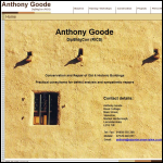 Screen shot of the Aj Goode Ltd website.