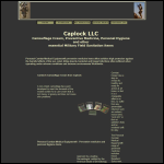 Screen shot of the Caplock LLC website.