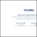 Screen shot of the Tillyard U K Ltd website.