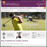 Screen shot of the Trophycentre.com website.