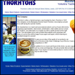 Screen shot of the Thorntons Lollies Ltd website.