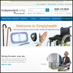 Screen shot of the Totally Active Ltd T/a Simplyhealth website.