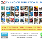 Screen shot of the TV Choice Ltd website.