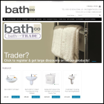 Screen shot of the Bathco website.