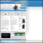Screen shot of the PC Evo Ltd website.