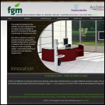 Screen shot of the Furniture Group Manufacturing Ltd website.