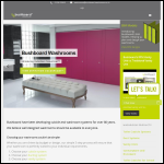 Screen shot of the Bushboard Washroom Systems Ltd website.