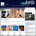 Screen shot of the TWP Packaging Ltd website.