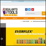Screen shot of the Sealants & Tools Direct Ltd website.