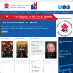 Screen shot of the Canada-United Kingdom Chamber of Commerce website.