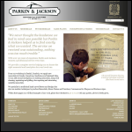 Screen shot of the Parkin & Jackson Ltd website.