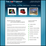 Screen shot of the The Soft Group website.