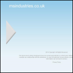 Screen shot of the Ms Industries website.