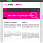 Screen shot of the Seo Web Marketing website.
