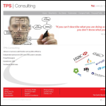 Screen shot of the TPS Consulting International Ltd website.