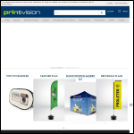 Screen shot of the Printvision (UK) Ltd website.