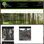 Screen shot of the Wood Matters website.