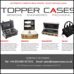 Screen shot of the Topper Cases Ltd website.