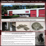 Screen shot of the Triton Tooling Ltd website.