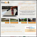 Screen shot of the Fire-Ex website.