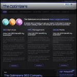 Screen shot of the The Optimizers Seo Company website.
