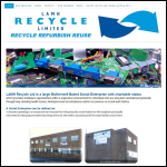 Screen shot of the Lamh Recycle Ltd website.