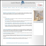 Screen shot of the Lock Stock Inventories website.