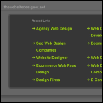 Screen shot of the The Website Designer website.